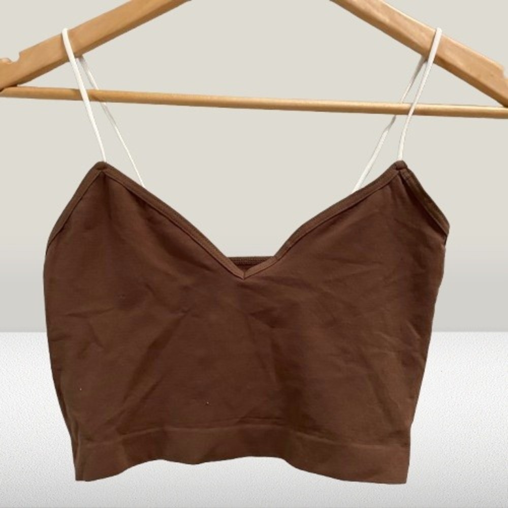 NEW Free People Intimately Seamless Bralette Brown XS